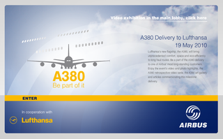 A380 Delivery to Lufthansa