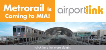 Metrorail is coming to MIA!!!  Click here for more information