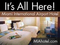 Miami Int'l Airport Hotel, located inside the central terminal E