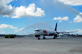 FeDex Donates Boeing 727-200 to Miami-Dade Aviation Department and George T. Baker Aviation School