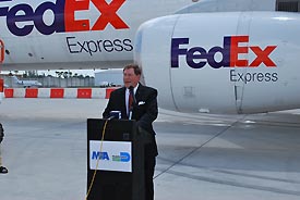 FeDex Donates Boeing 727-200 to Miami-Dade Aviation Department and George T. Baker Aviation School