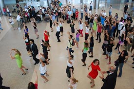 TAP Portugal's Flash Mob Delivers Joy at MIA