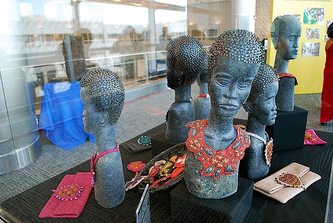 HAITIAN ART EXHIBIT DEBUTS