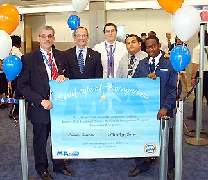 Congratulations to MIA's R&R winners for January 2011 -- Eddie Garcia and Stanley Jean