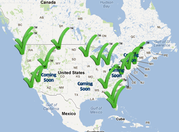 International Airport Map United States