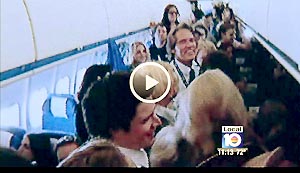 Click to view video - Airline Grants Twitter Request, Flies Music Fans To Miami