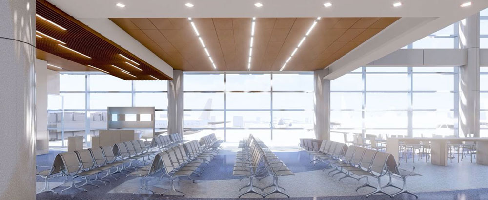 Concourse K Holdrooms Rendering