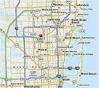 Click to enlarge Opa-Locka Airport map location
