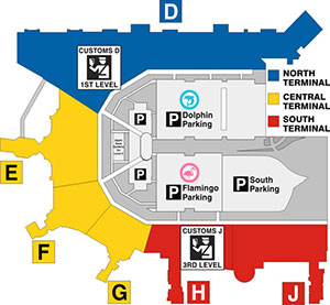 Map of Customs areas