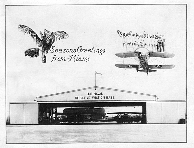 In 1929, the city of Miami bought a World War I blimp hangar located in Key West to house the Goodyear Blimp during its winter sojourn in Miami. The hangar was dismantled, its components carried north on the overseas railroad, and erected on the Florida Aviation Camp air field.