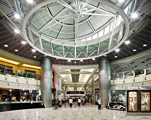 Interior view of MIA's North Terminal Concourse D