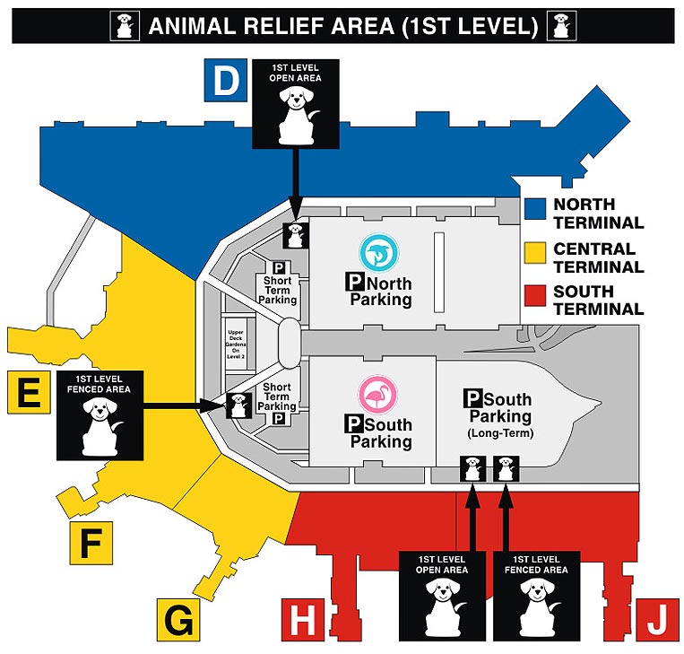 miami international airport :: animal relief areas